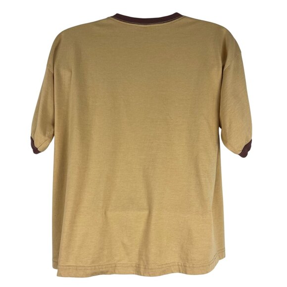 Vintage SNL Saturday Night Live More Cowbell T-Shirt Large Ringer Tee Brown - Picture 2 of 7